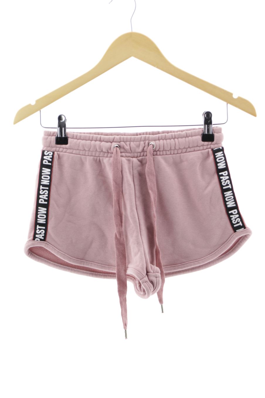 Pantalones cortos de deporte de Bershka de la talla XS, de color morado