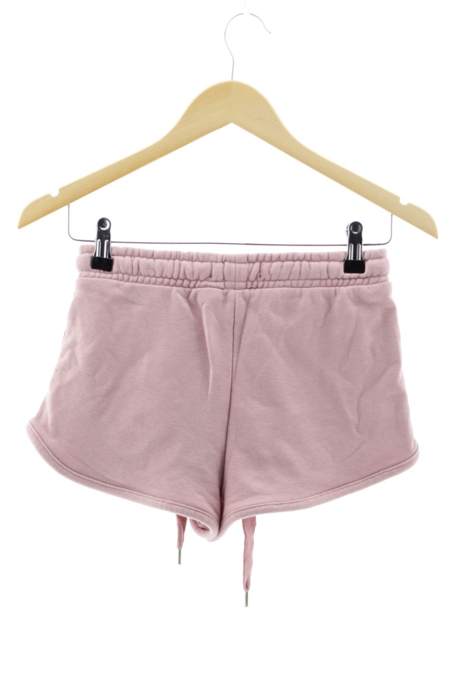 Pantalones cortos de deporte de Bershka de la talla XS, de color morado