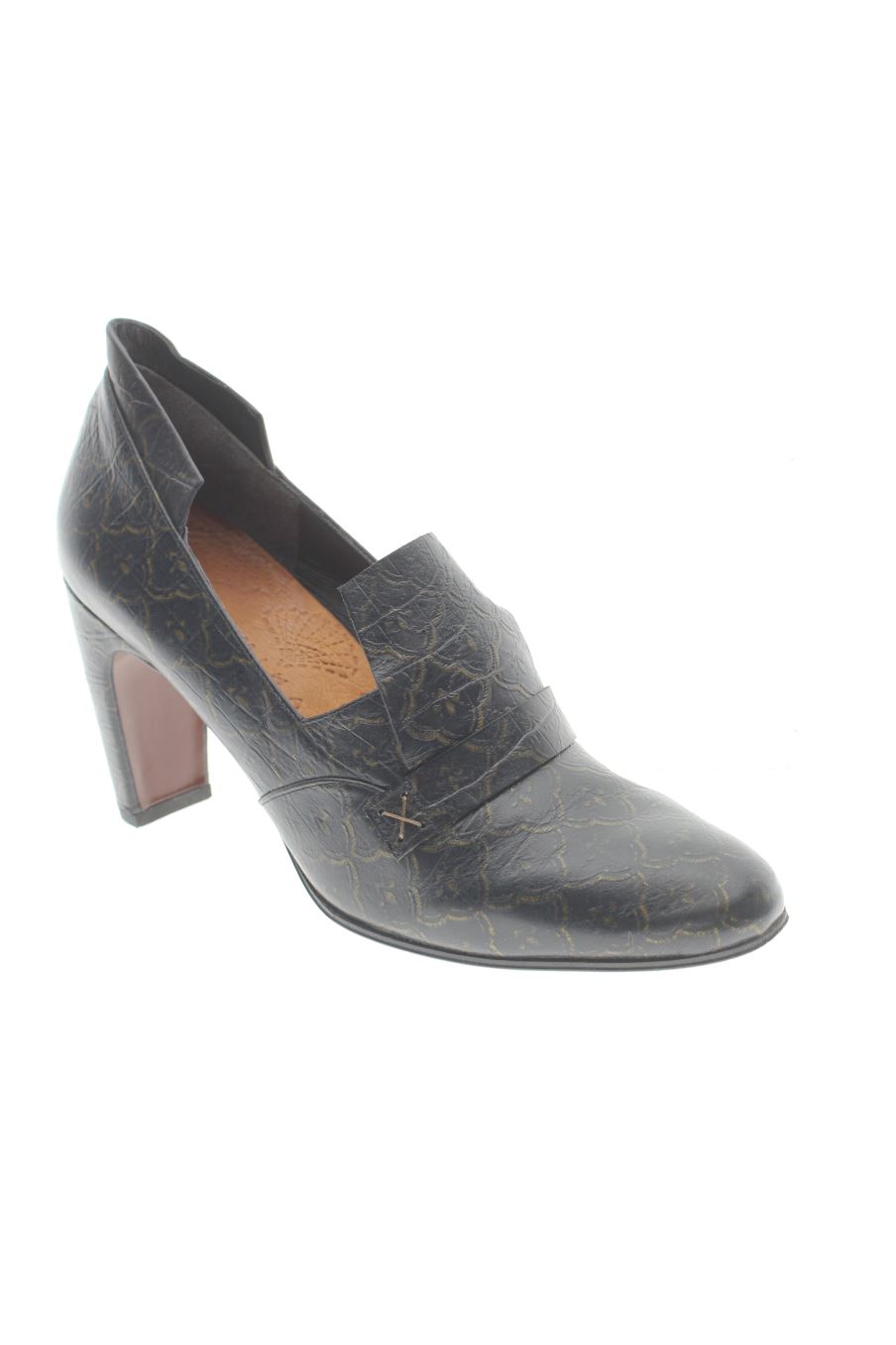 Zapatos de tacon de Chie Mihara de la talla 40, de color estampado de