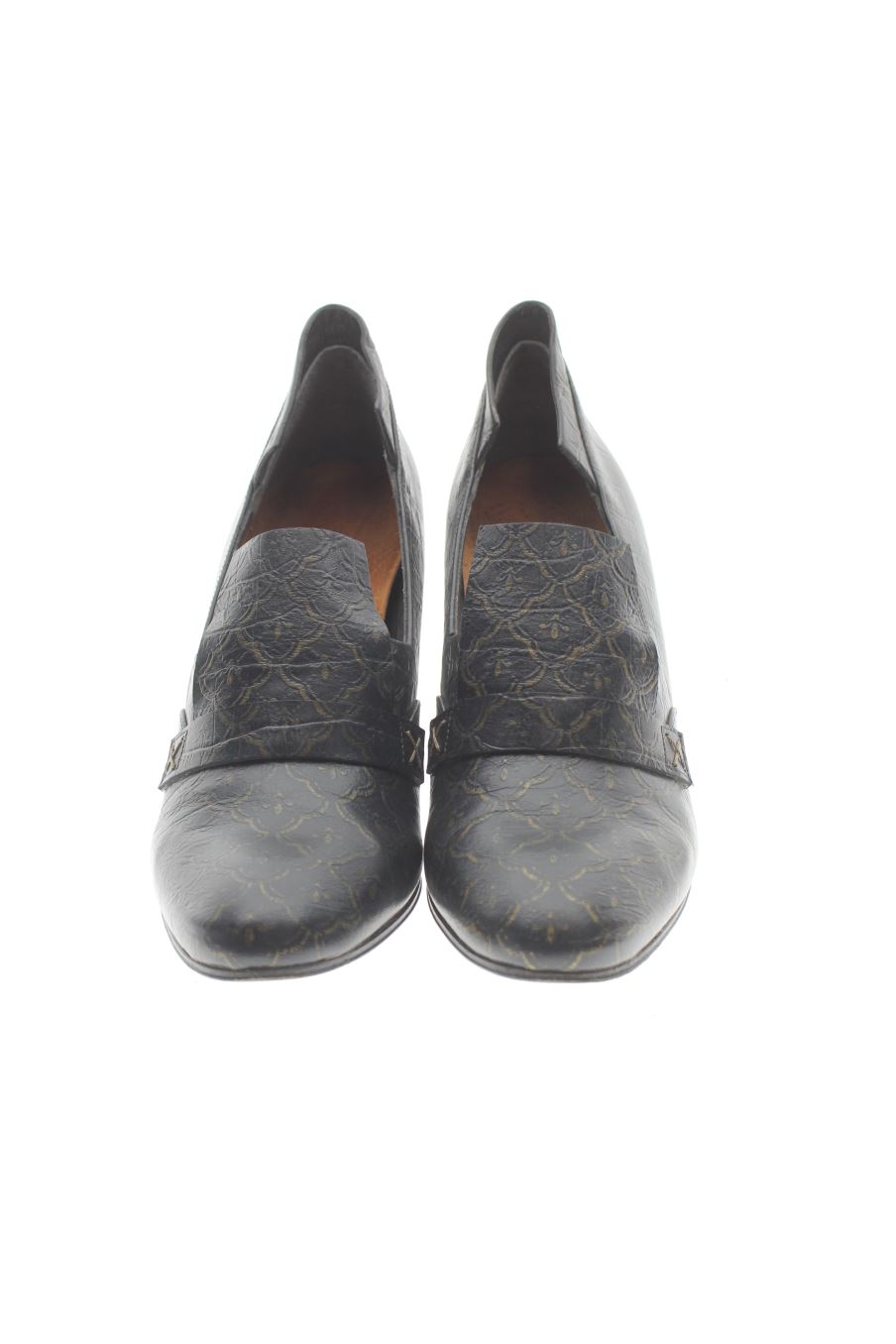Zapatos de tacon de Chie Mihara de la talla 40, de color estampado de