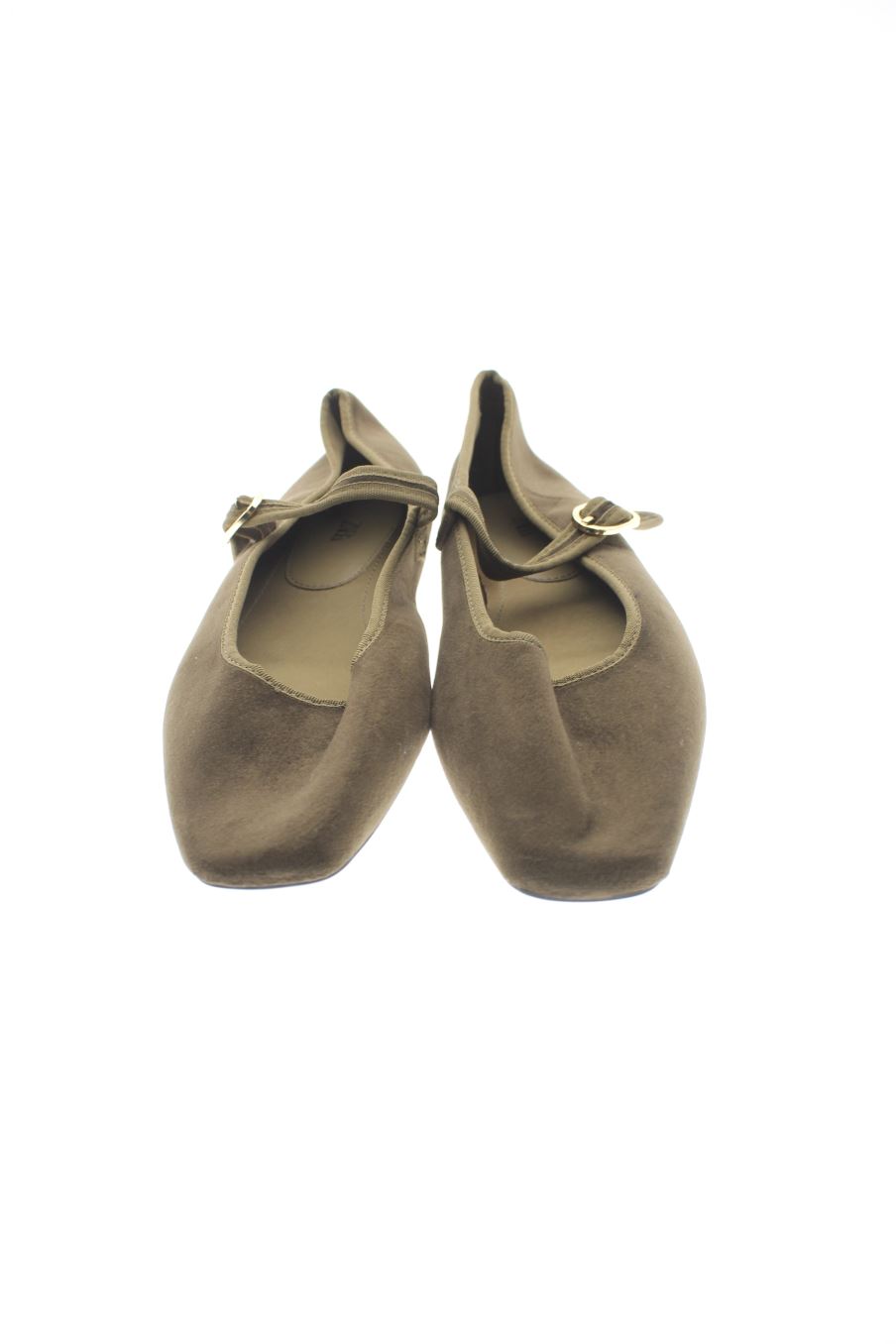Bailarinas de Zara de la talla 39, de color marrón de