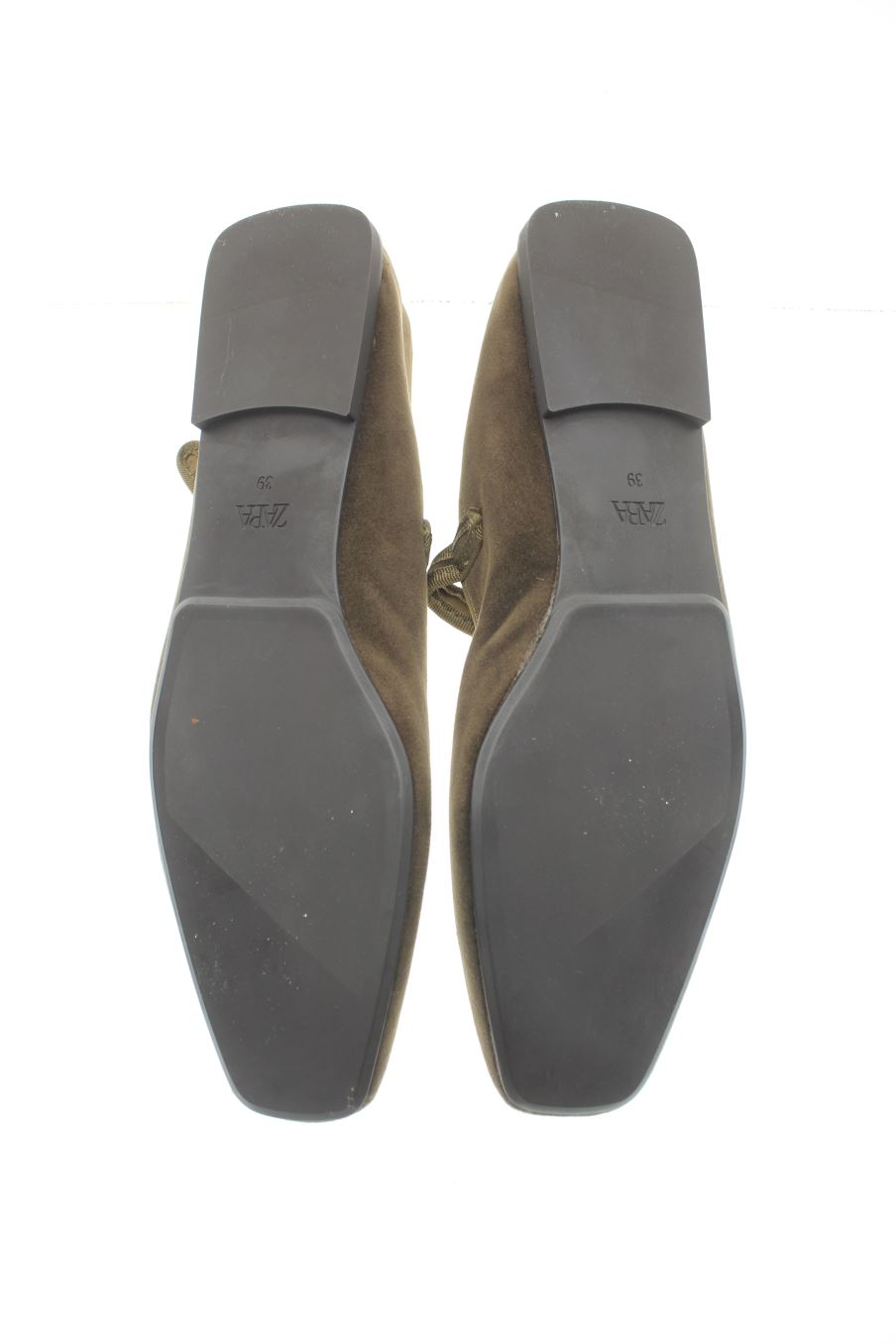 Bailarinas de Zara de la talla 39, de color marrón de