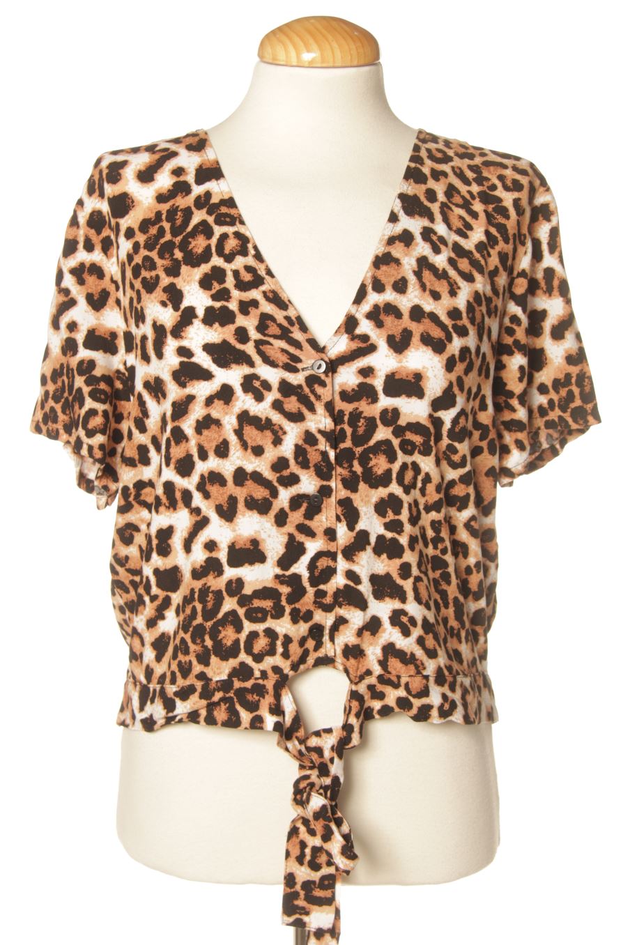Blouse à manches courtes Vero moda de la taille XL, de couleur animal print
