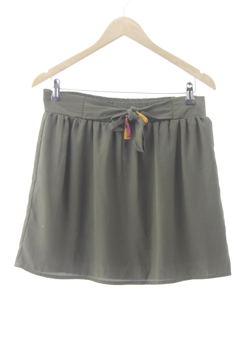 Falda de Fórmula Joven de la talla 36, de color verde