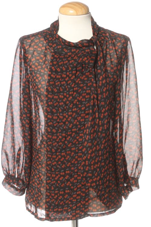 Blusa a maniche lunghe