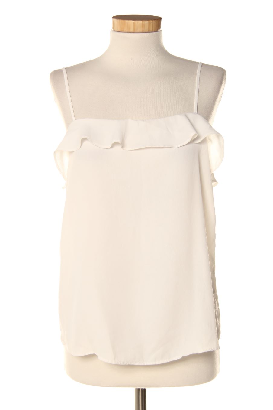 Top de H&M de la talla 36, de color blanco