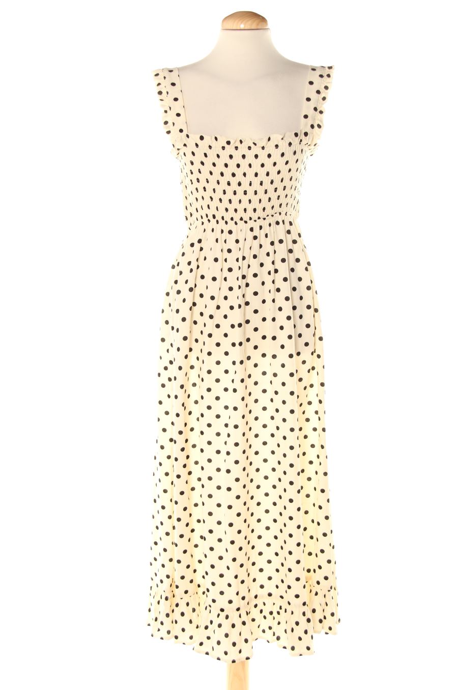 Robe casual Zara de la taille S, de couleur beige