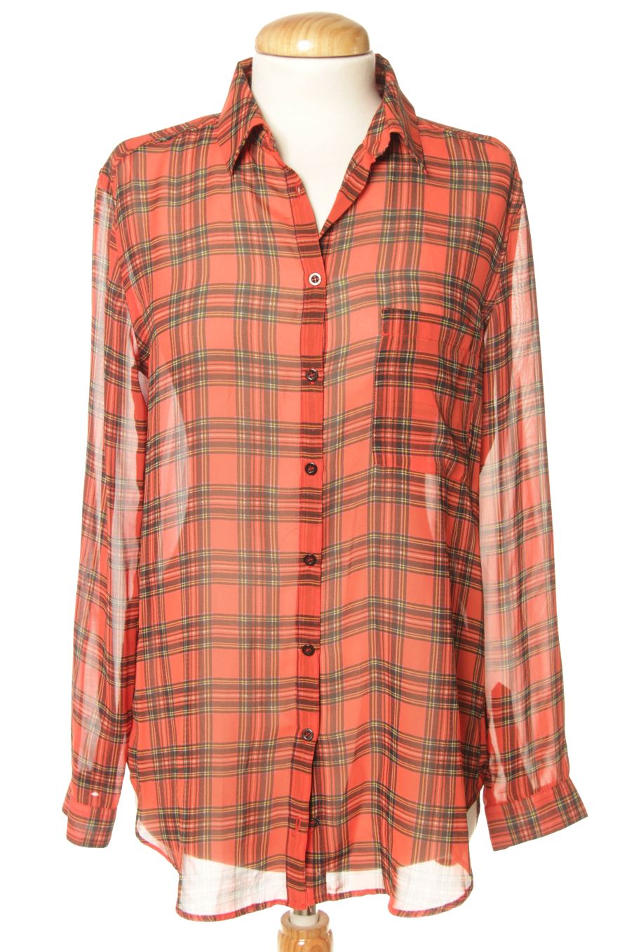 Camicia de Mango de la talla S, de color rosso