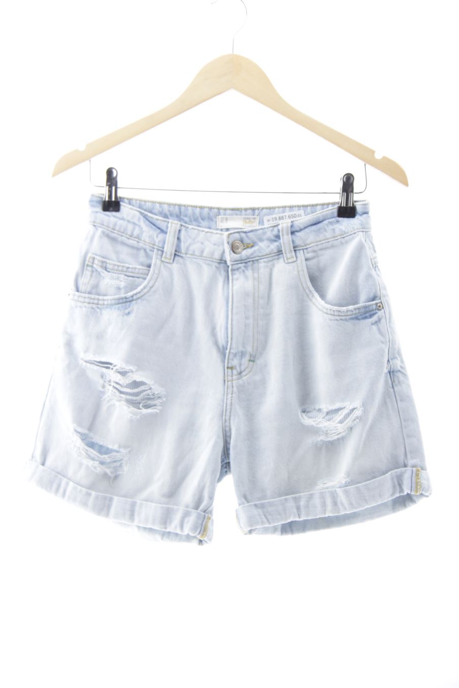Shorts Trafaluc de la taille 36, de couleur bleu de denim
