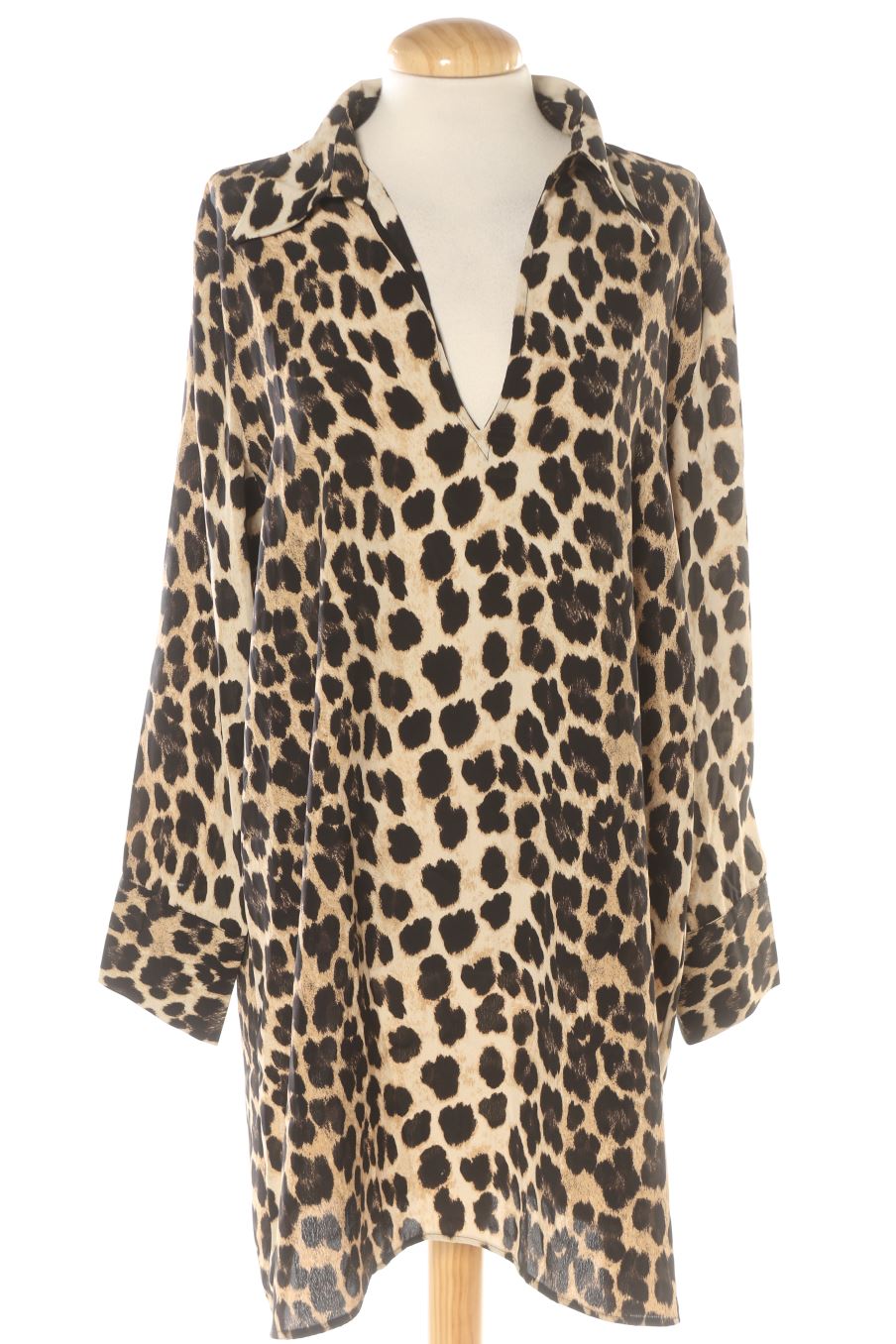 Robe casual Zara de la taille L, de couleur animal print