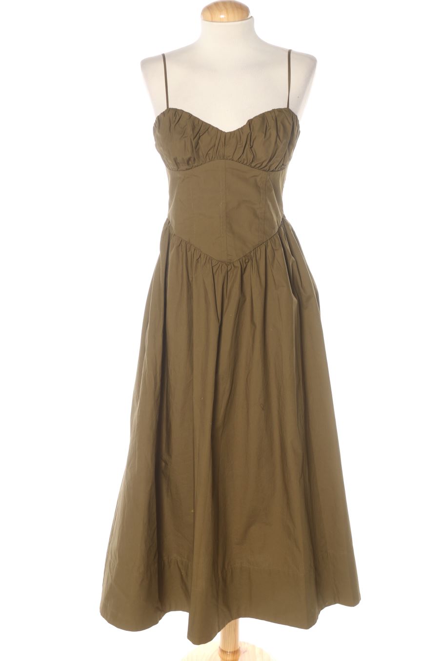Robe casual H&M de la taille 34, de couleur vert