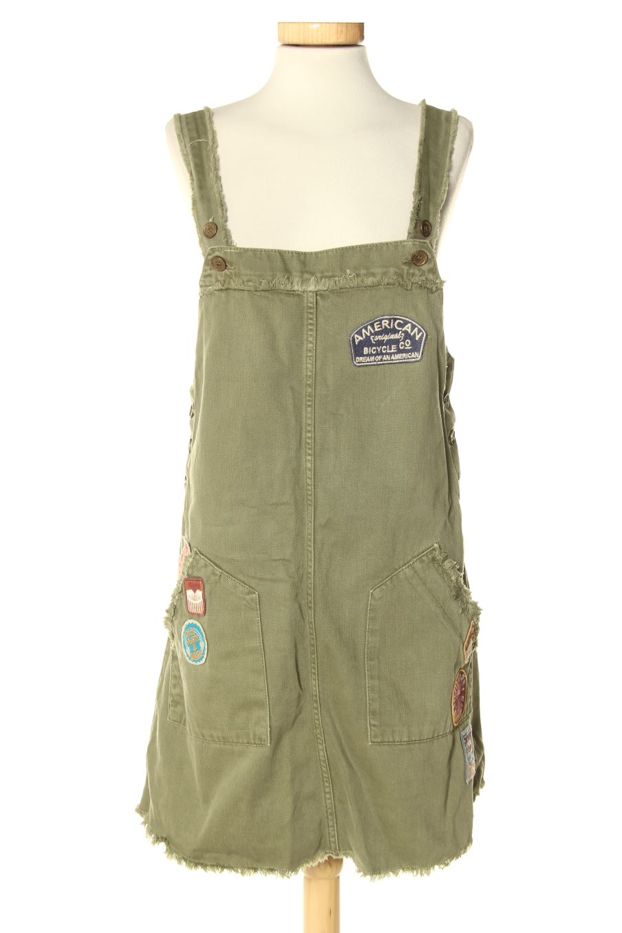 Robe casual Trafaluc de la taille S, de couleur vert de denim