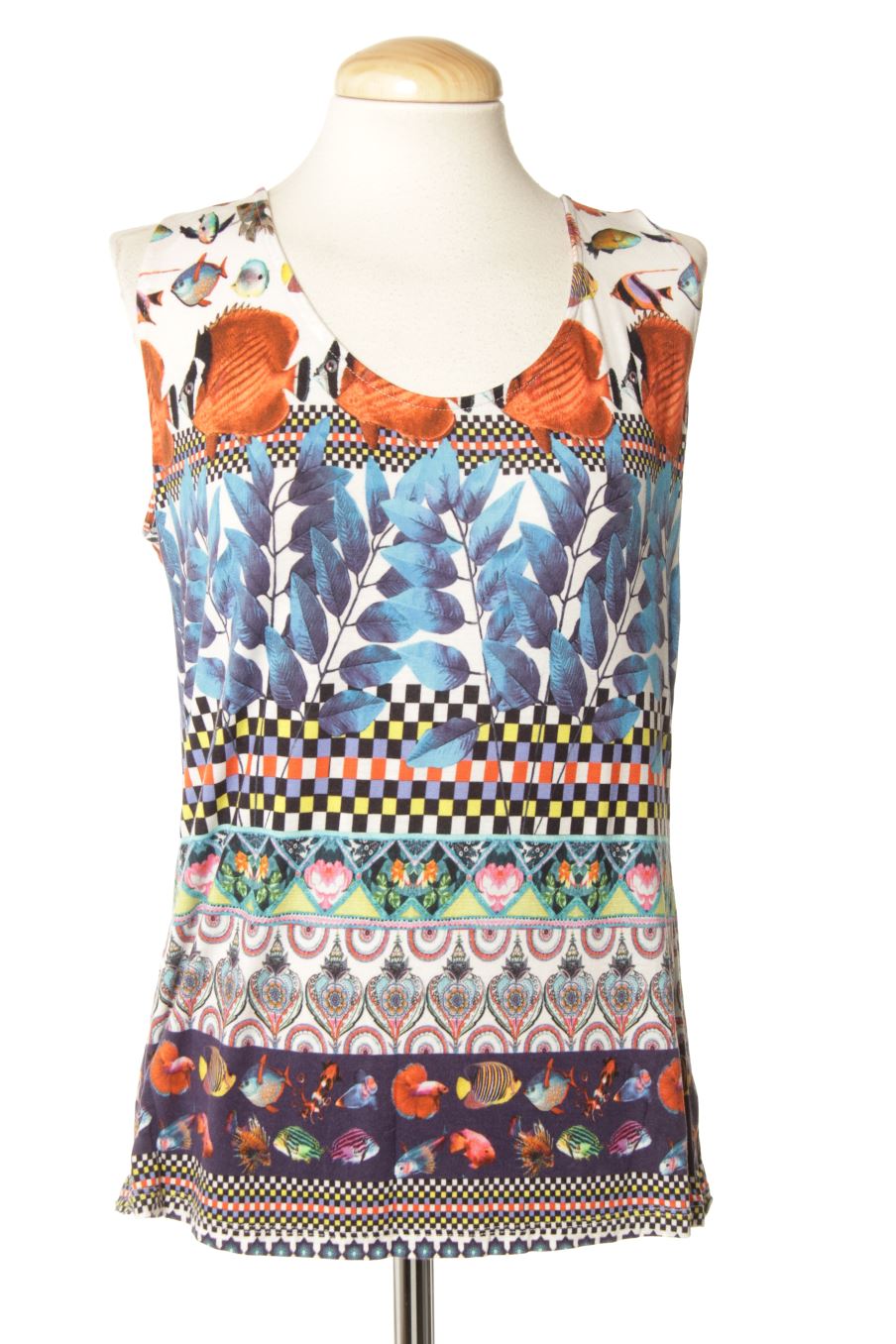 Top Desigual de la taille L, de couleur imprimés