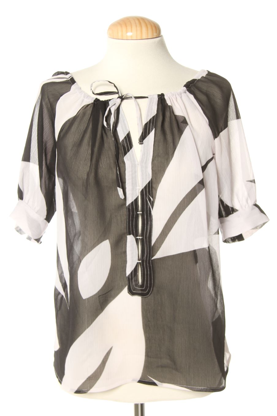 Kurzärmelige Bluse von Esprit Größe 34, Farbe Aufdruck, für
