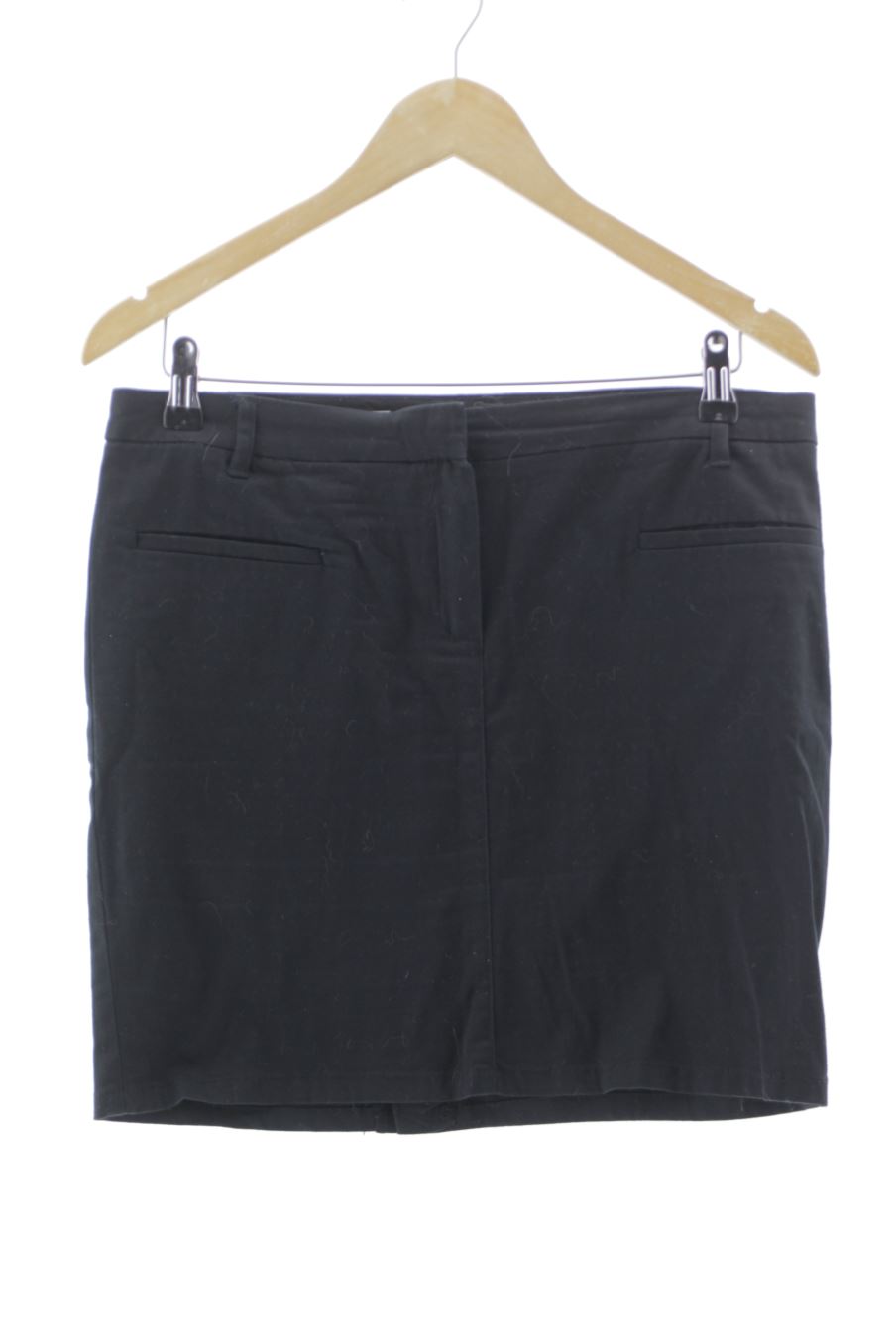 Falda de Mango de la talla 40, de color negro