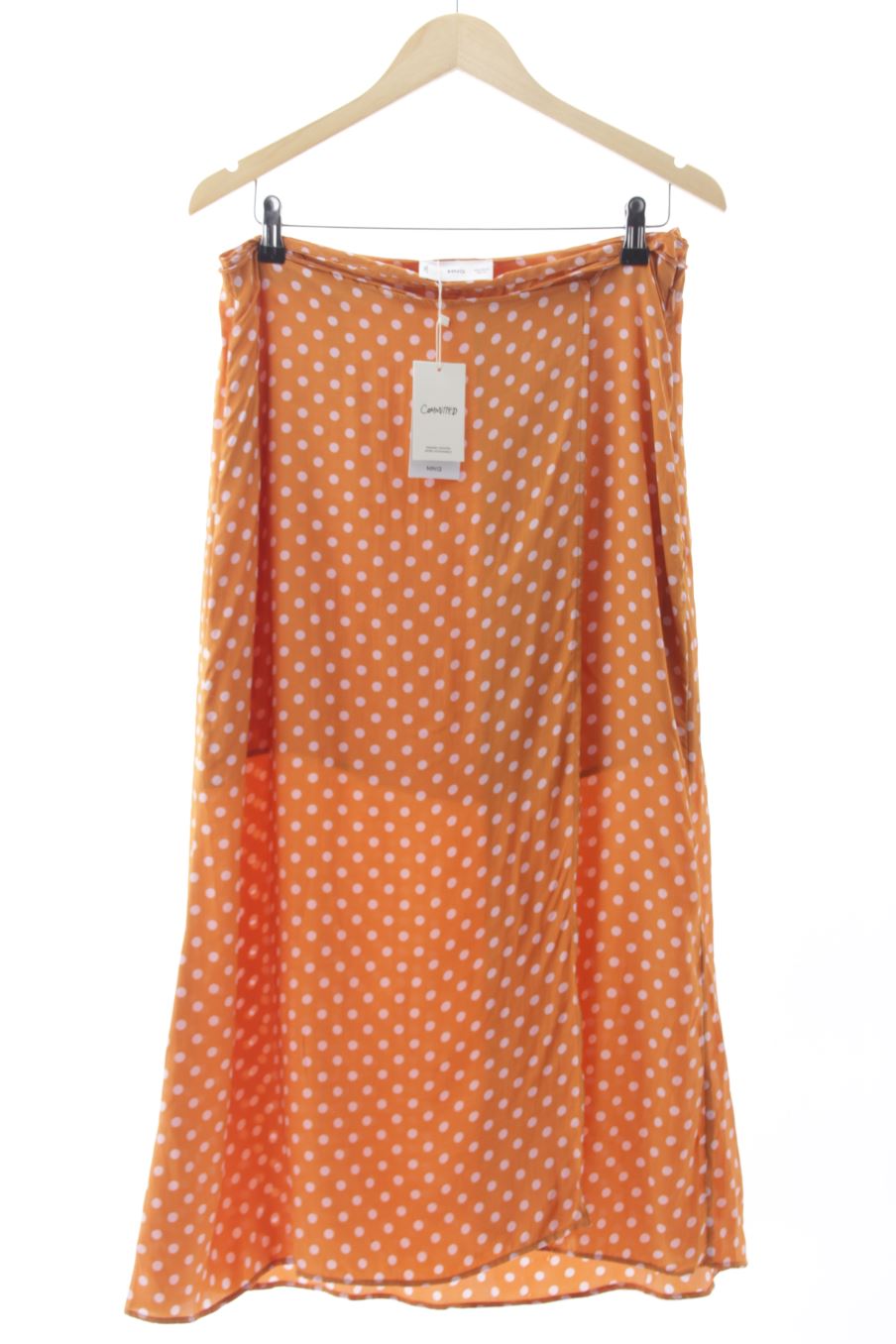 Jupe Mango de la taille XL, de couleur orange
