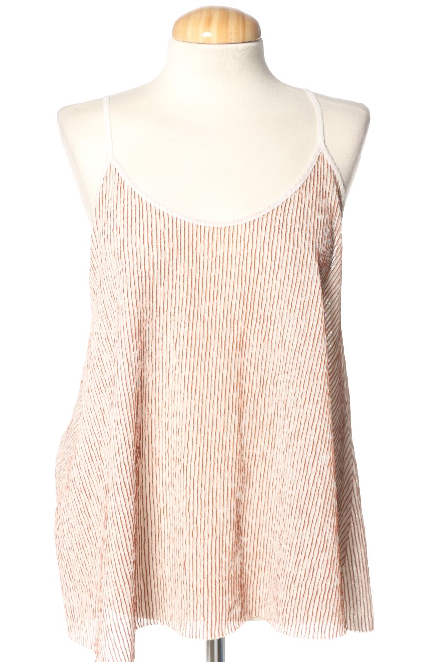 Top de Zara de la talla S, de color righe