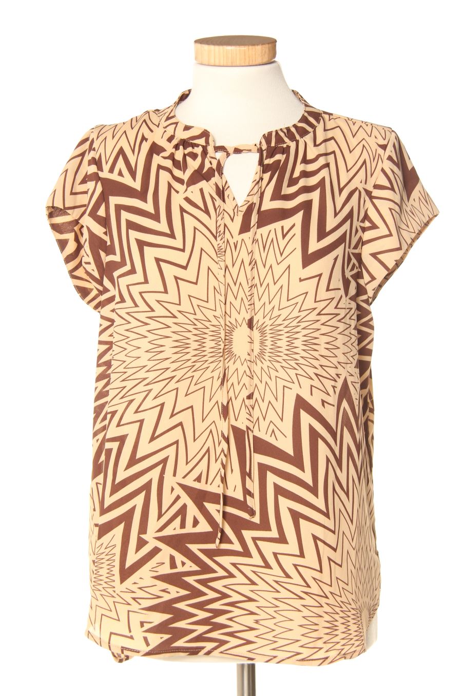 Blouse à manches courtes Only de la taille 36, de couleur marron