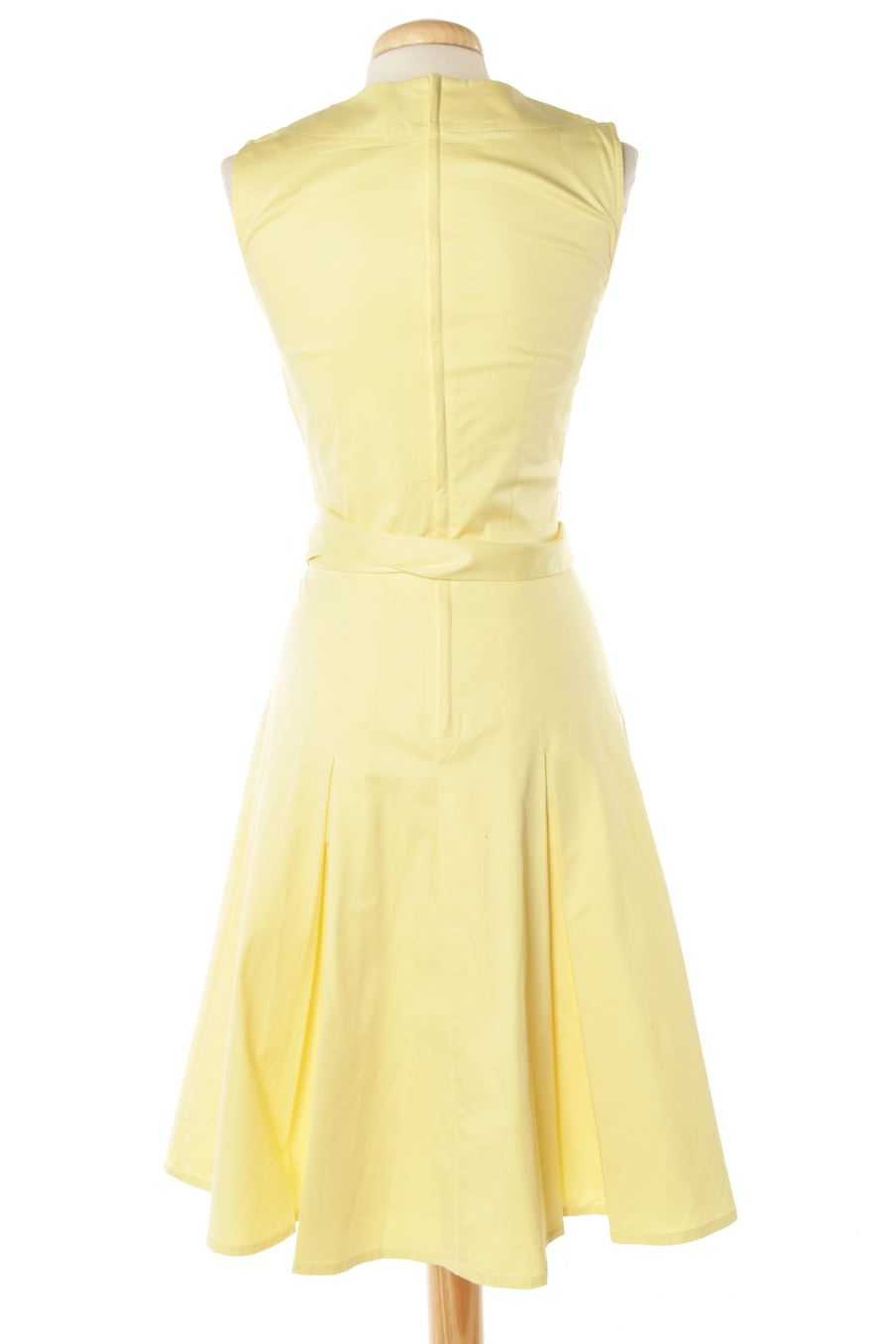 Robe casual H&M de la taille 34, de couleur jaune