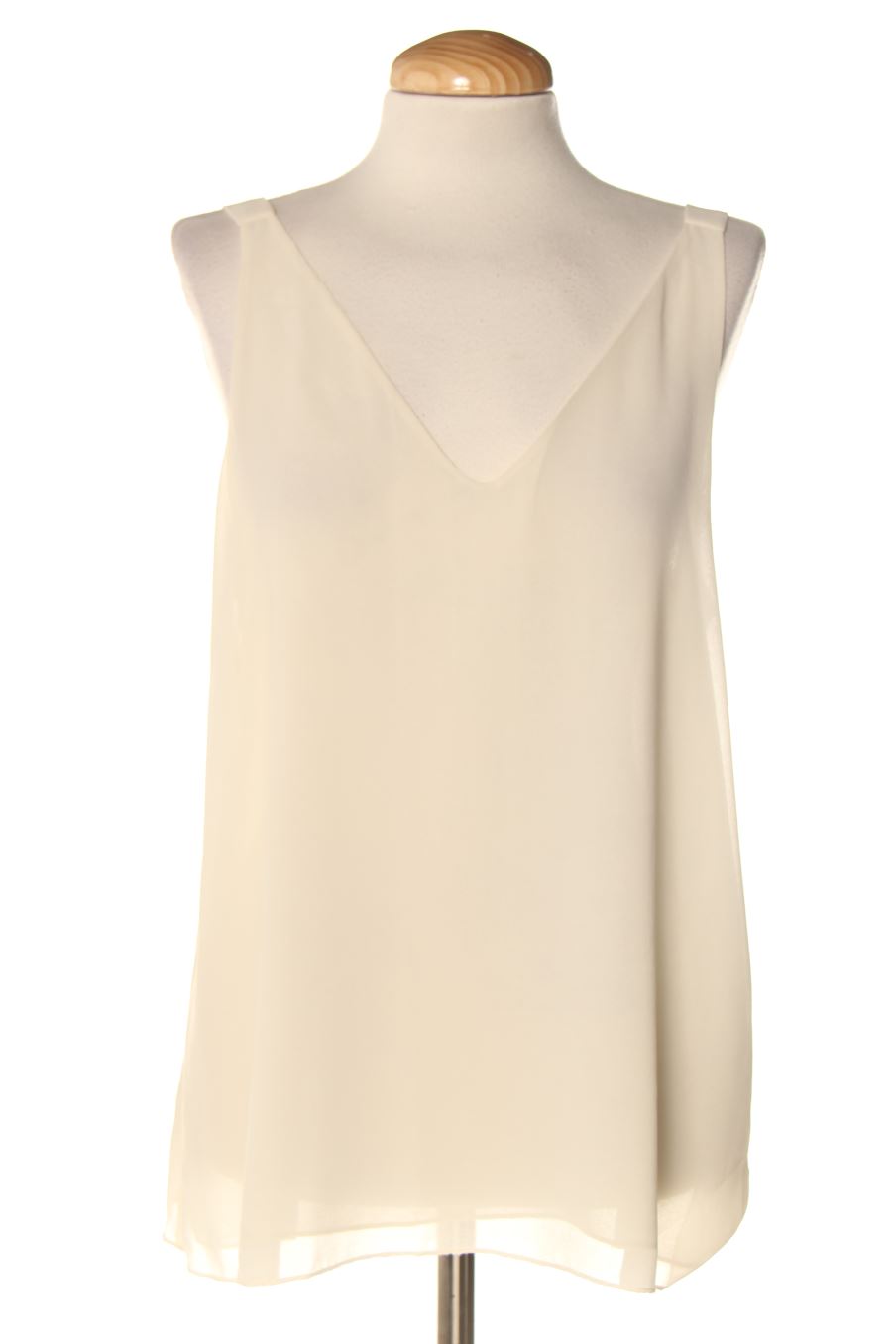 Top de Zara de la talla L, de color beige