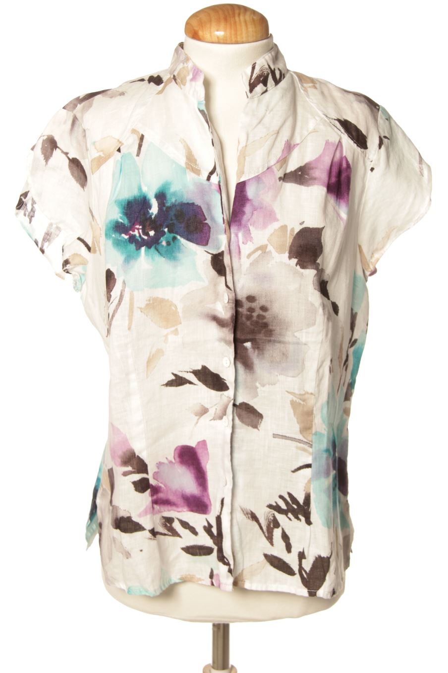 Blouse à manches courtes Punt roma de la taille S, de couleur fleurs