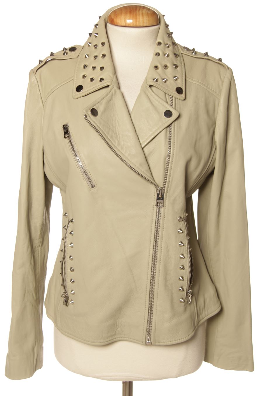 Blouson Mango de la taille L, de couleur vert de synthétique