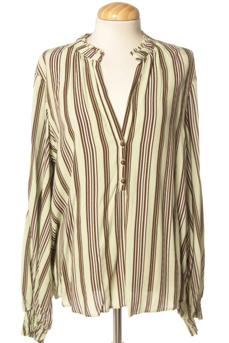 Blouse à manches longues Maeve de la taille L, de couleur rayures