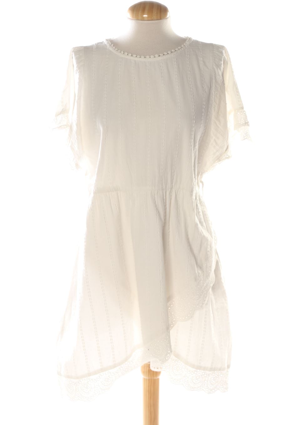 Vestito casual de Lamorena de la talla L, de color bianco