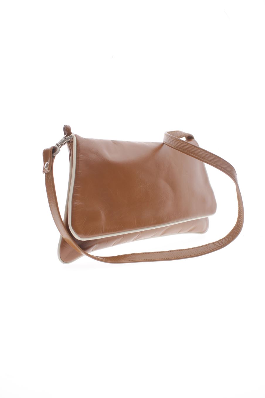 Bolso de Hombro Marrón de Mng