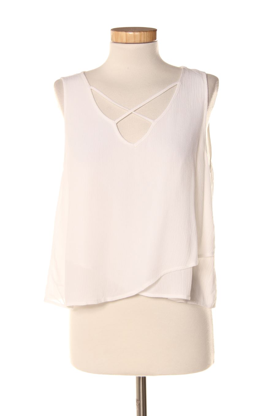 Top de Green coast de la talla M, de color blanco