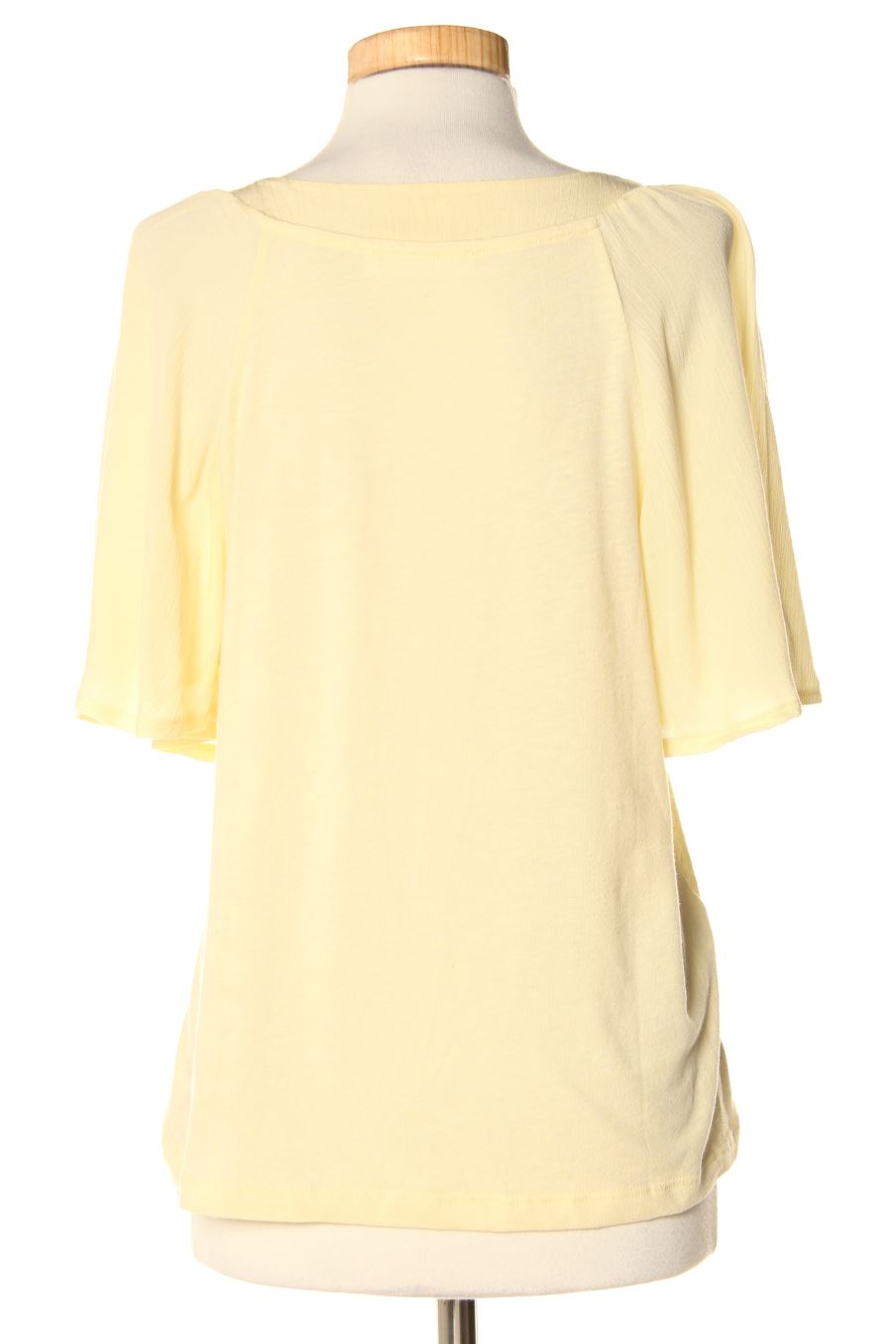 T-shirt Mango de la taille XS, de couleur jaune