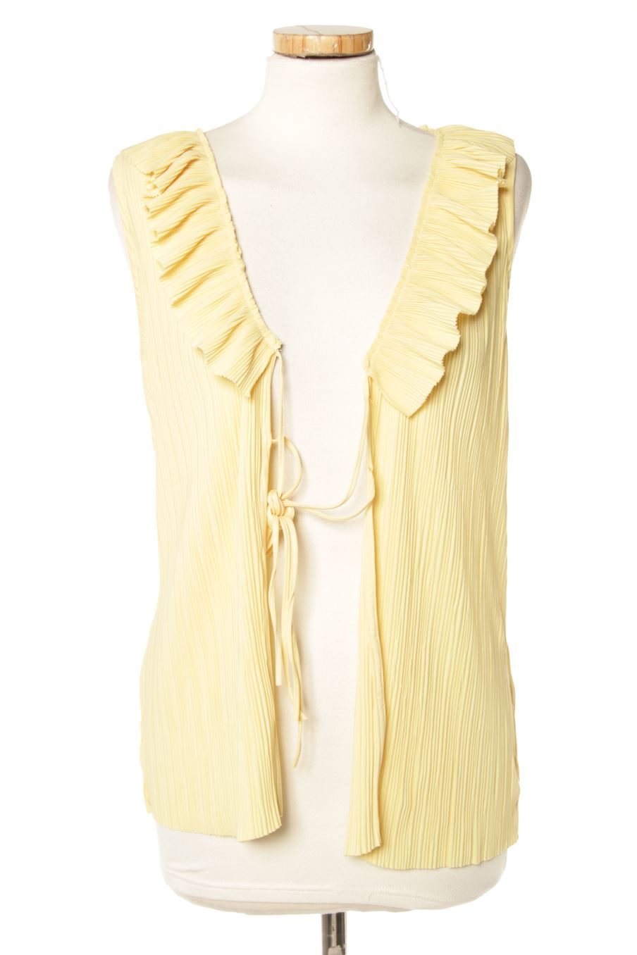 Pullunder von Zara Größe L, Farbe Gelb, für