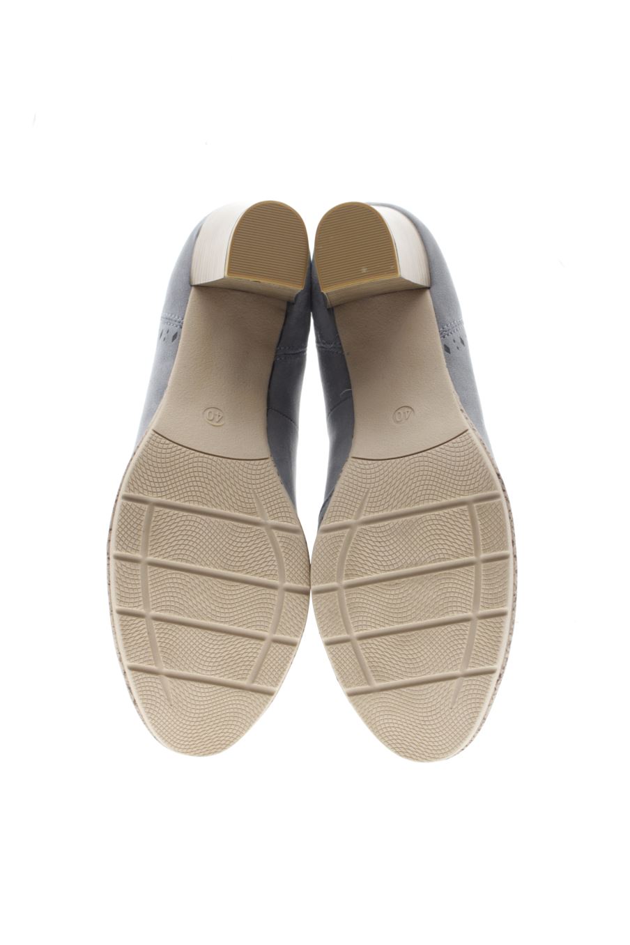 Zapatos de tacon de neosoft de la talla 40, de color azul de