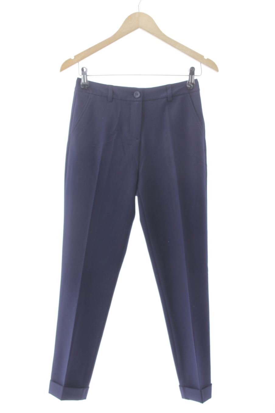 Pantalon Benetton de la taille 38, de couleur bleu marine