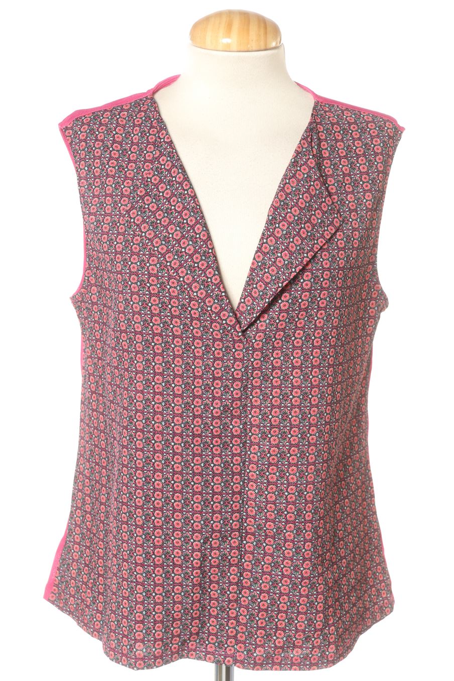 Blouse à manches courtes Cortefiel de la taille M, de couleur rose