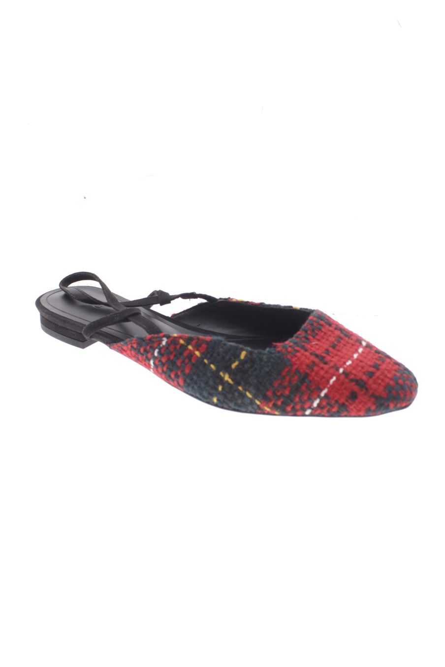 Zapatos planos de Mango de la talla 37, de color cuadros de