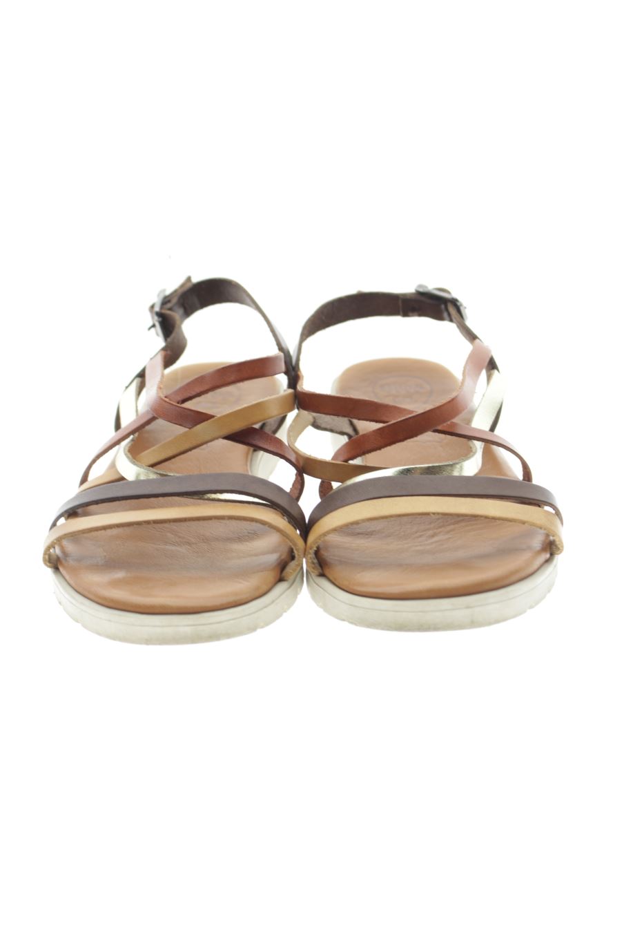 Sandalias planas de Senda de la talla 38, de color marrón de