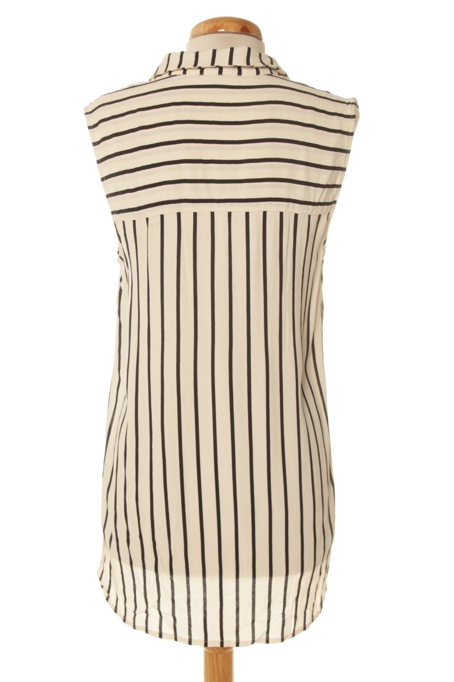 Chemise sans manches Topshop de la taille 34, de couleur rayures