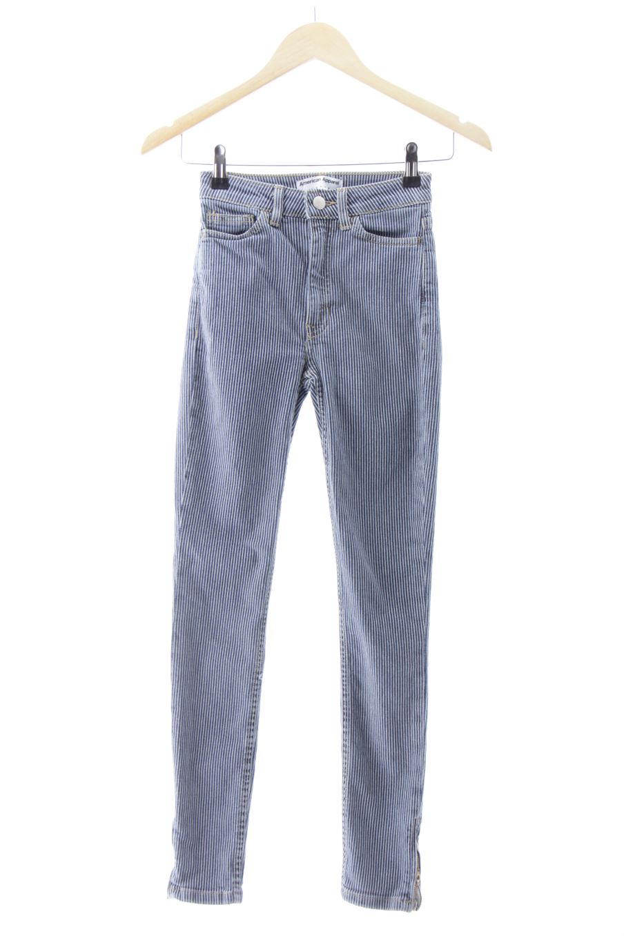 Vaquero de American Apparel de la talla XS, de color rayas de ropa vaquera