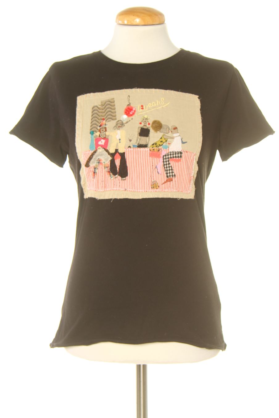 T-shirt Hoss Intropia de la taille S, de couleur noir