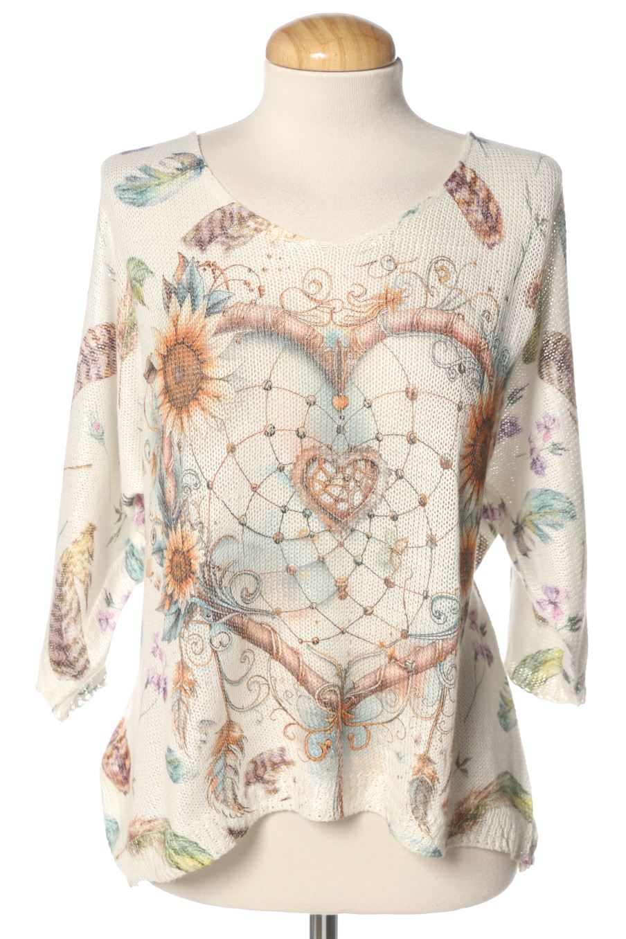 Jersey de Made in italy de la talla L, de color flores