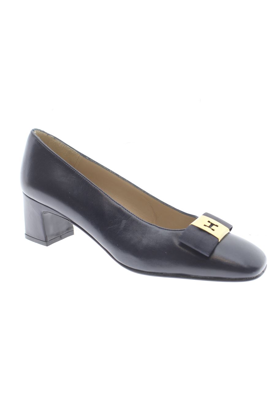 Zapatos de tacon de Paco Herrero de la talla 38, de color azul marino de
