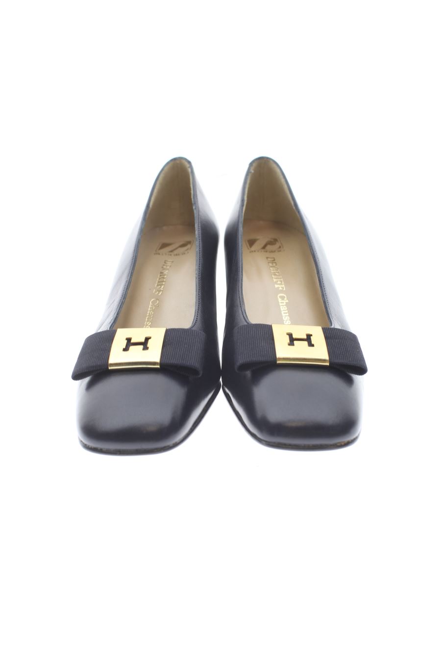 Zapatos de tacon de Paco Herrero de la talla 38, de color azul marino de