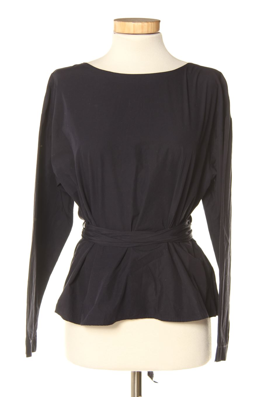 Blouse à manches longues Uniqlo de la taille M, de couleur bleu marine