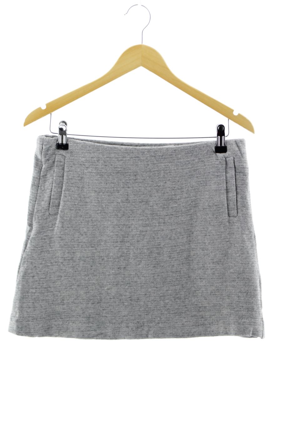 Jupe Majestic de la taille 40, de couleur gris