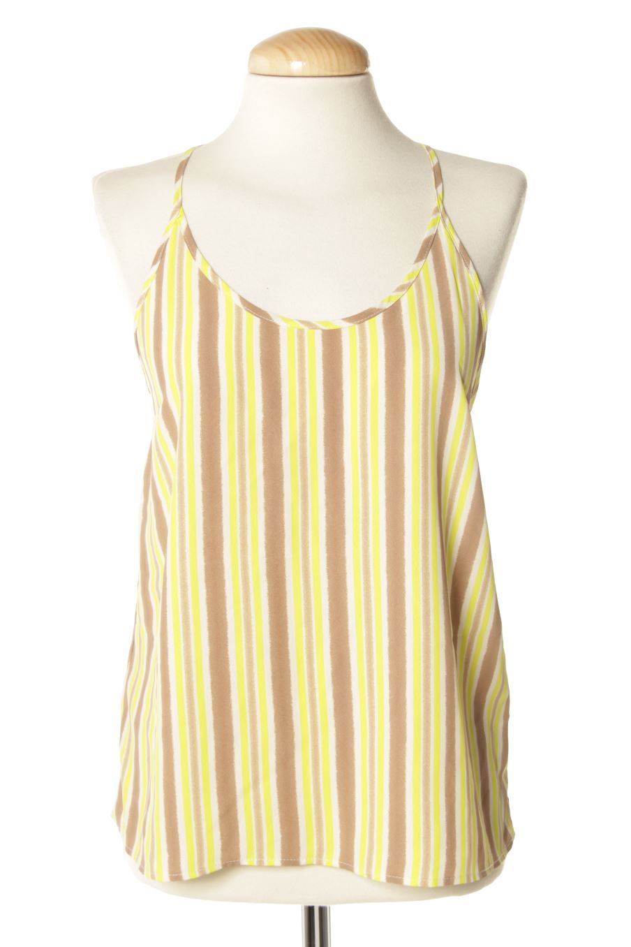 Top de Mango de la talla S, de color righe