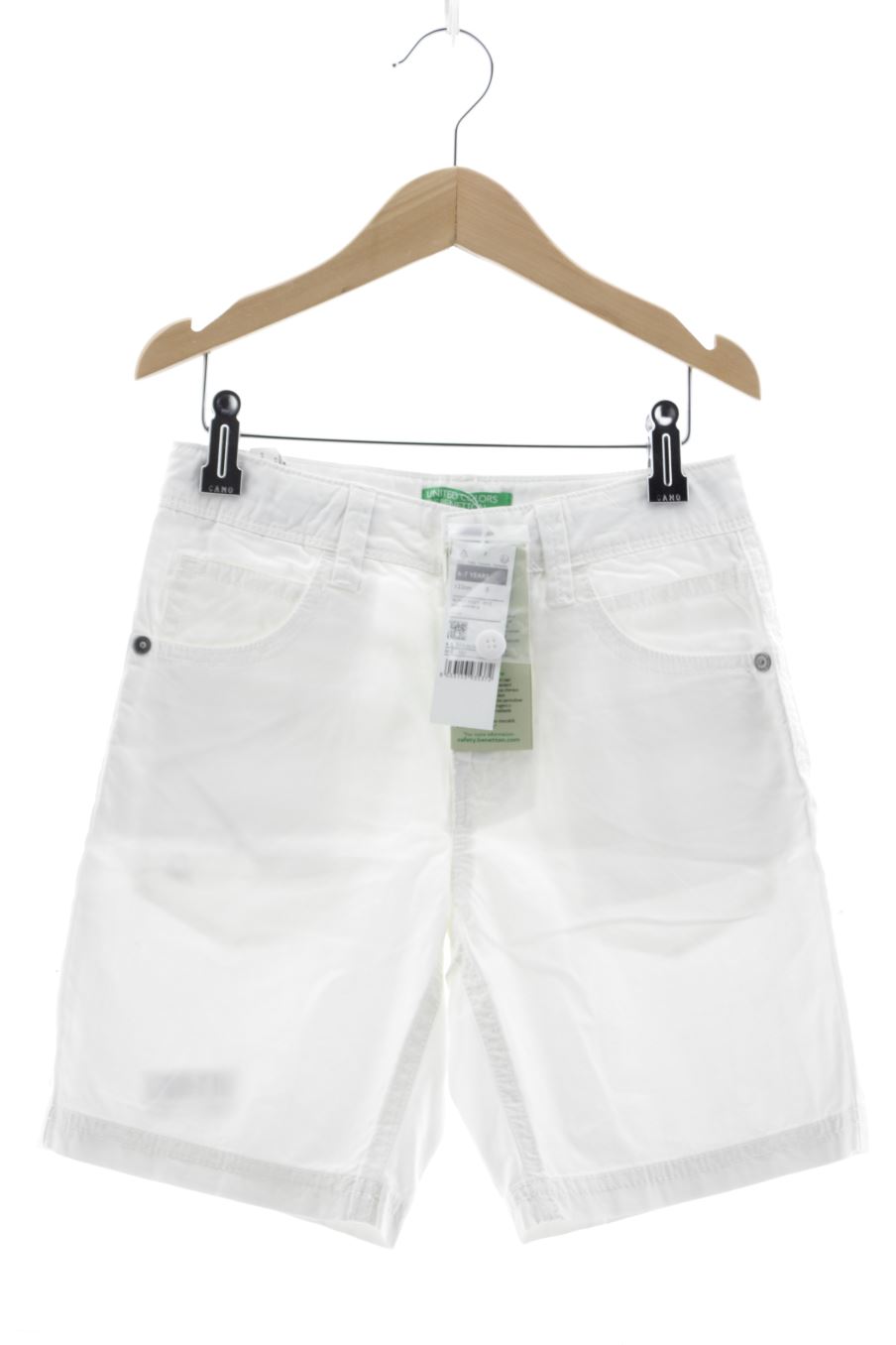 Pantalón corto de Benetton de la talla 6 años con etiqueta