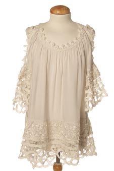 Kurzärmelige Bluse M Made in italy