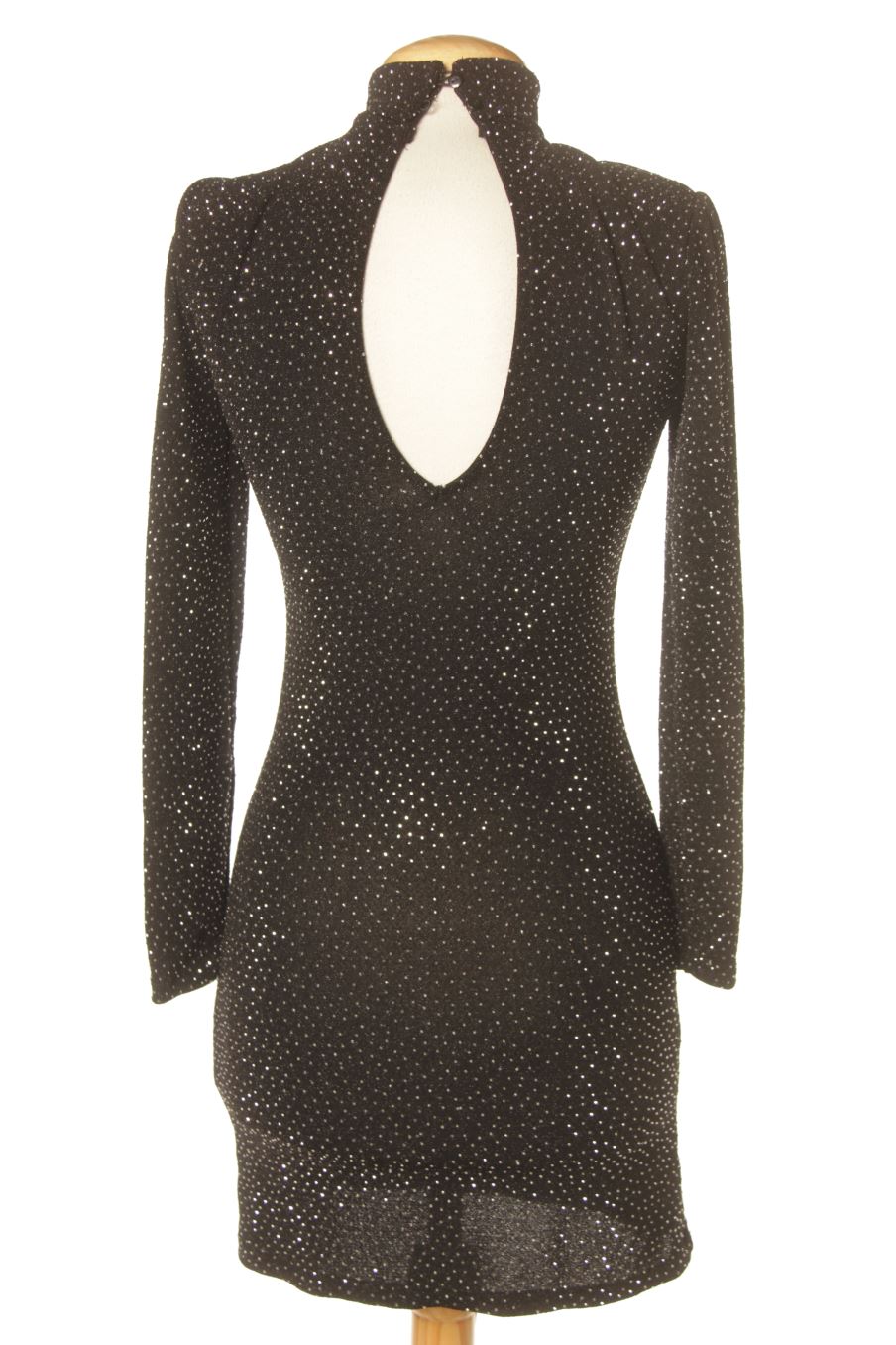 Vestido elegante de Zara de la talla XXS, de color negro