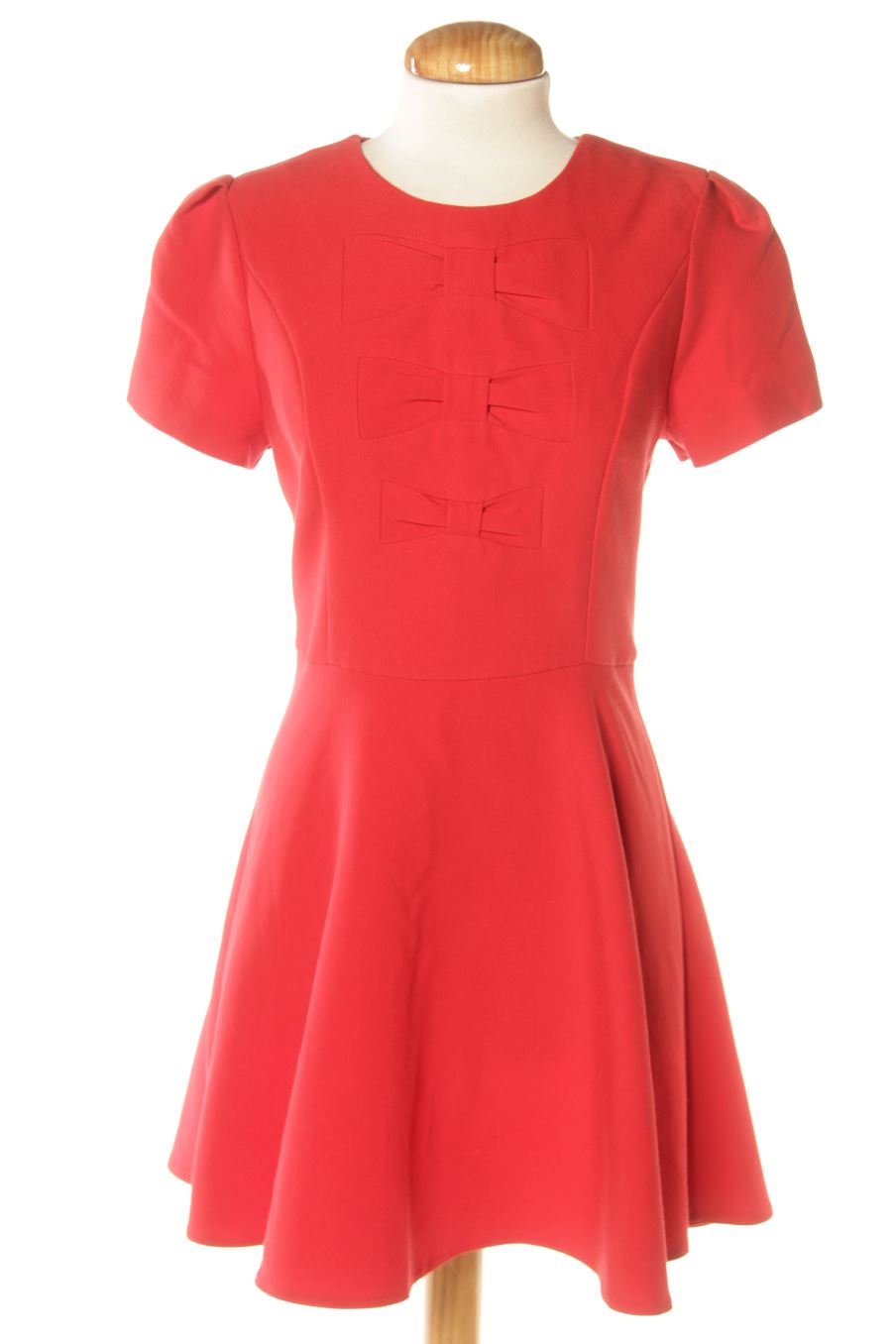 Einfaches Kleid von pepaloves Größe XS, Farbe Rot, für